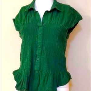 MAEVE vintage fitted blouse.